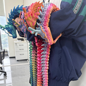 Vente en gros d'usine : Ornements et jouets artisanaux en polyester imprimés en 3D, représentant des dragons chinois, pour les enfants de 4 à 6 ans et de 7 à 12 ans - Product Image 4