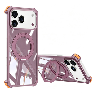 เคสโทรศัพท์แม่เหล็กแบบติดหลัง PC สำหรับ iPhone 18 17 16 15 14 13 Pro Max พร้อม 360 °   ฝาครอบกันกระแทกแบบไม่มีกรอบอะลูมิเนียม - Product Image 1