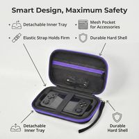 Étui pour console de jeu portable pour RG35XX H/ HRG28XX / RG353V/ RG353VS/ R36S / R36MAX Émulateur portable de jeu Étui de voyage