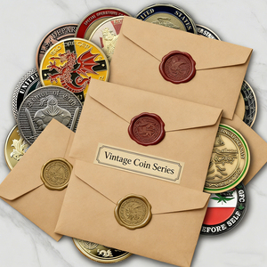 Pièces de monnaie 3D personnalisées en alliage de zinc gravées, polies et estampées, avec émail dur et souple, pour collections de pièces de monnaie - Product Image 3