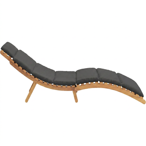 Silla Plegable de Madera Ecológica y Portátil para Exteriores, Mueble con Estructura de Madera Sólida para Hogar, Jardín y Hotel, con Cojines - Product Image 2