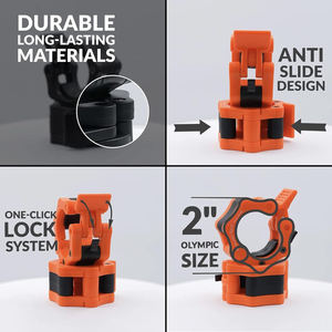 Meilleure vente coloré ouvert verrouillage rapide 50mm pinces de collier d'haltères accessoires d'équipement de fitness serrures d'haltères - Product Image 3
