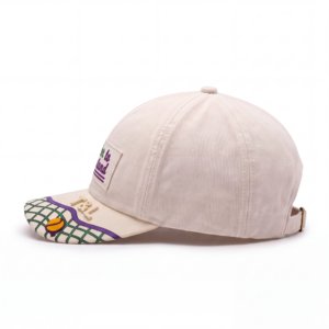 Premium Woven Patch Logo 6-Panel Adjustable Dad Hat 100% Polyester <b>Waterproof</b> Technical Fabric Curved Unstructured Sport Sun <b>Cap</b> - Product Image 6