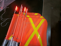 Fouet lumineux LED de signalisation à base magnétique puissante DC12-24V pour la sécurité minière, 1.2m 1.8m 2.4m 3.0m 3.6m, pour camions, pick-ups et véhicules tout-terrain