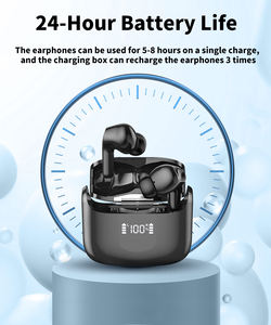 TWS หูฟังบลู<span class=keywords><strong>ท</strong></span>ูธ5.3ลดเสียงรบกวนแบบแอก<span class=keywords><strong>ท</strong></span>ีฟหูฟังไร้สายจริงกล่องแบตเตอรี่ขนาด40mAh หูฟังอายุการใช้งาน - Product Image 4