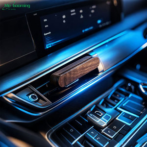 Penyegar Udara Mobil Aroma Diffuser Klip Ventilasi Kayu, Tempat Minyak Esensial Aromaterapi dengan Stik Diffuser Serat - Product Image 2