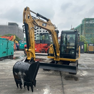 Mini-excavatrice CAT305.5E2 d'occasion, fabrication japonaise d'origine avec composants principaux : moteur, boîte de vitesses, pompe, roulement - Product Image 4