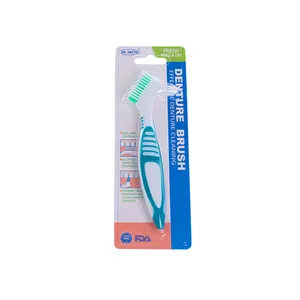 ISO CE Approved Factory Besting Provide Double Side Teeth Cleaning Denture Brush