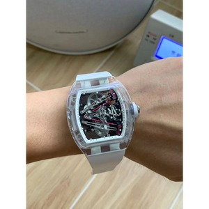 Montre mécanique automatique de luxe pour homme, style designer, mouvement squeletté transparent, tourbillon, avec logo OEM - Product Image 1