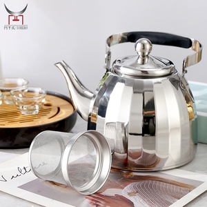 Bollitore per Tè con Logo Personalizzato Placcato Oro, Acciaio Inossidabile 304, per <span class=keywords><strong>Fornello</strong></span> a Gas e Piano a Induzione, Sicuro per Casa e Hotel - Product Image 5