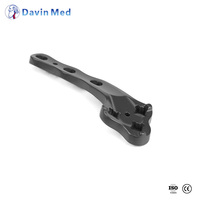 Système d'implant orthopédique vétérinaire TPLO avec plaque de blocage en titane pour la réparation du ligament croisé du genou du chien