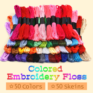 Ensemble de fils à broder de haute qualité, 100 couleurs, fils en coton pour point de croix, pour le tricot et le bricolage - Product Image 2