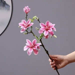 Chất Lượng Cao Hoa Lụa Hoa Lan Nhân Tạo <span class=keywords><strong>Magnolia</strong></span> Hoa Cho Trang Trí Trong Nhà - Product Image 4