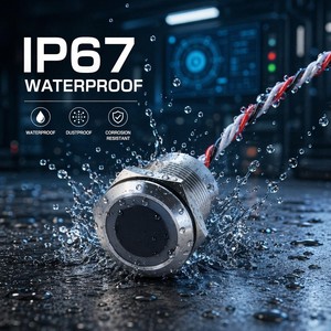 Interruptor de Sensor Infrarrojo a Prueba de Agua con Botón de Proximidad LED de 19mm 22mm IP68 12VDC, Encendido/Apagado, Reinicio, Inducción Infrarroja - Product Image 5