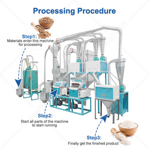 Línea de Producción Industrial de Harina de Maíz ORME, Máquina de Molienda de Maíz de 20t, Máquina de Molienda de Harina de Trigo - Product Image 3