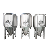 Cuve de Fermentation Conique Tonsen 5000L 6000L en Acier Inoxydable pour Bière avec Chemise de Refroidissement Isolée Certifiée CE