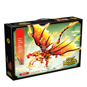 <span class=keywords><strong>Jeu</strong></span> de Blocs Dragon Éducatifs en Plastique pour Enfant, Modèle de <span class=keywords><strong>Dinosaure</strong></span>, Jeux du Monde, Jouets, Dragon Ninja, DIY - Product Image 2