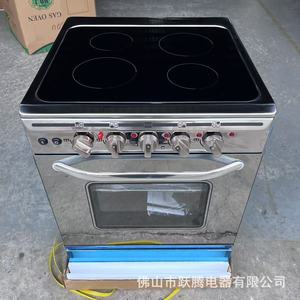 Electric <b>Range</b> 80cm With Oven Smoothtop 4 Burners Integrated Upright Type UK Standard - Product Image 1