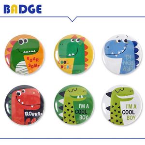 Pin de Solapa con Diseño de Dinosaurio de Dibujos Animados para Decoración de Fiesta de Cumpleaños Infantil, Pin de Solapa con la Frase 'I Am a Cool Boy' - Product Image 3