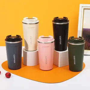Hot Sell 380/510 Ml New Led Temperature Display Vacuum Insulated Double Walled Stainless Steel Travel Coffee Mugs