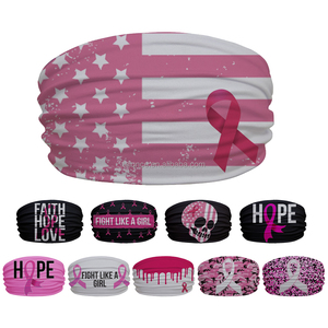 Pink Ribbon <strong>Headbands</strong> for MOM Custom Logo <strong>Headbands</strong> Hair Accessories <strong>Fashion</strong> Girls Women Men <strong>Headbands</strong> Football Baseball - Product Image 3