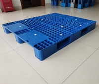 Palette en plastique PE de haute qualité T1029B, robuste, à entrée bidirectionnelle, haute capacité de charge dynamique pour le stockage en entrepôt