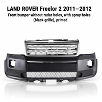 LR025831-B Pare-chocs avant de voiture apprêté avec trous de pulvérisation et calandre noire pour LAND ROVER Freelander 2 2011-2012