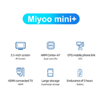 Miyoo Mini + Console de jeu portable rétro portable système Linux Wi-fi lecteur de jeu portable classique IPS 3.5 pouces Miyoo Mini Plus
