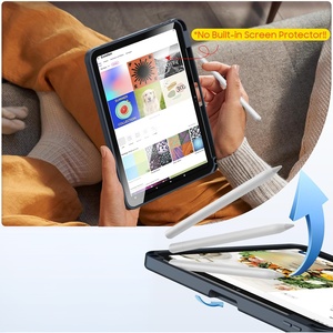 Coque ergonomique fine pour <span class=keywords><strong>iPad</strong></span> <span class=keywords><strong>Mini</strong></span> <span class=keywords><strong>6</strong></span> / 7 avec support pour stylet intégré et support multi-angles réglable pour l'éducation - Product Image 6