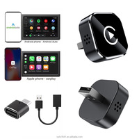 Nouvelle Conception 2026 Boîtier Intelligent Portable 2-en-1 Dongle Mini USB Sans Fil Adaptateur CarPlay GPS avec WiFi Intégré K27