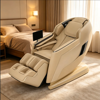 Fauteuil de massage commercial Boncare K21 pour hall d'hôtel, style bureau, avec rail SL 4D, certifié CE, zéro gravité, soin corporel complet