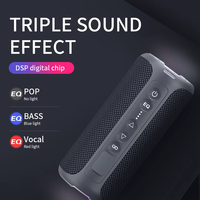 Altavoces Inalámbricos 5.3 de Alta Gama con Bajos Potentes, Resistentes al Agua IPX5, para Exteriores, 10W, Súper Bajos, RGB
