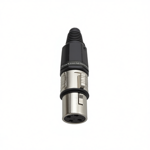 3 Pin Female Xlr Connector Audio Video <b>Adapter</b> <b>Plug</b> For Microphone Cable Connection - Product Image 2