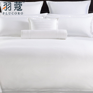 Set di <span class=keywords><strong>Biancheria</strong></span> da <span class=keywords><strong>Letto</strong></span> di Lusso 100% Cotone Egiziano Bianco, Design per <span class=keywords><strong>Letto</strong></span> <span class=keywords><strong>Matrimoniale</strong></span>, <span class=keywords><strong>Biancheria</strong></span> da <span class=keywords><strong>Letto</strong></span> per Hotel 5 Stelle - Product Image 5