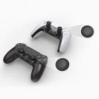 Manchettes de remplacement 6-en-1 pour manettes PS5/PS4, capuchons antidérapants en forme de champignon pour joysticks de manette PlayStation