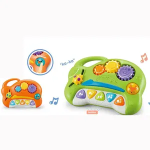 צעצועי חינוך מוקדם לתינוקות מדמיינים כלי נגינה צופרי נבל עם קול ואורות