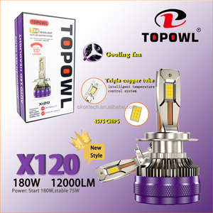 Bombilla <span class=keywords><strong>LED</strong></span> para Faros Delanteros de Coche, 240W, 22000LM, 12V, CSP, H4, <span class=keywords><strong>H7</strong></span>, H11, H13, 9004, 9005, 9006, Can Bus, Plug and Play - Product Image 2
