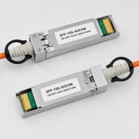 Câble optique actif SFP+ AOC 10G, longueur personnalisée, compatible multi-marques