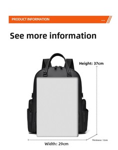 Sac à dos décontracté tendance et stylé ; Design compact et minimaliste pour les professionnels ; Polyvalent, à porter à l'épaule ou en bandoulière pour les trajets quotidiens et les voyages. - Product Image 4