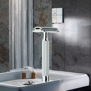 Rasoir droit multifonctionnel en acier inoxydable pour homme, couteau à raser pliable essentiel avec bouton poussoir, outil de barbier pratique pour le visage - Product Image 3