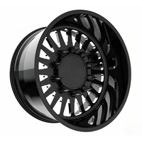 Jantes forgées doubles arrière haut de gamme en alliage d'aluminium 6061 T6 pour camion utilitaire à plateau, solutions de roues DRW pour camping-car, camionnette et pick-up