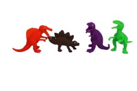 KEHUI Jouet à balles gonflables pour enfants, best-seller, balles collantes en TPR colorées avec motif de dinosaure, peintes à la bombe, jouet anti-stress