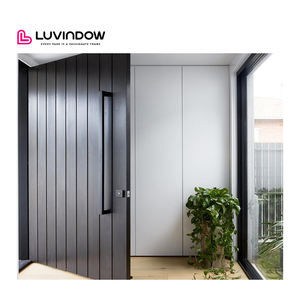 Porta d'<span class=keywords><strong>Ingresso</strong></span> in Legno Massiccio Moderna Personalizzata di Fabbrica Originale con <span class=keywords><strong>Apertura</strong></span> Laterale per Villa - Product Image 4