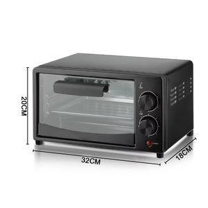 Horno Eléctrico para Pizza DON FELIZ de Alta Calidad, 12L, Mini, Digital, de Convección, Multiusos, Carcasa de Plástico, 800W, para Uso Doméstico - Product Image 4