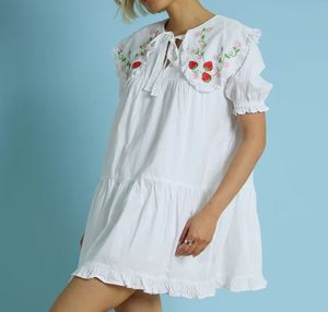 Abito <span class=keywords><strong>Oversize</strong></span> con Volant per Donna, Design Personalizzato all'Ingrosso, Vestiti Casual <span class=keywords><strong>Eleganti</strong></span> da Donna - Product Image 1