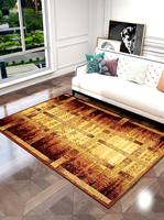 Tapis et carpettes rectangulaires en laine tissés à la machine, style européen, américain, persan, classique, pour villa, bureau, chambre à coucher, chevet, lavables à la main