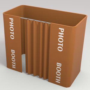 Photomaton portable personnalisé pour événements et mariages, élégante pièce pliable avec impression par sublimation - Product Image 2