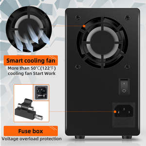 Alimentation électrique <span class=keywords><strong>Nice</strong></span> Power 300W 60V 5A SPS605, régulateur de tension d'alimentation CC variable USB, alimentation CC numérique pour la <span class=keywords><strong>réparation</strong></span> de téléphones mobiles - Product Image 6