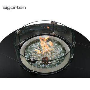 نظام حرق النار من الفولاذ المقاوم للصدأ 304 معتمد من CE وUKCA لطاولة القهوة الخارجية - Product Image 1