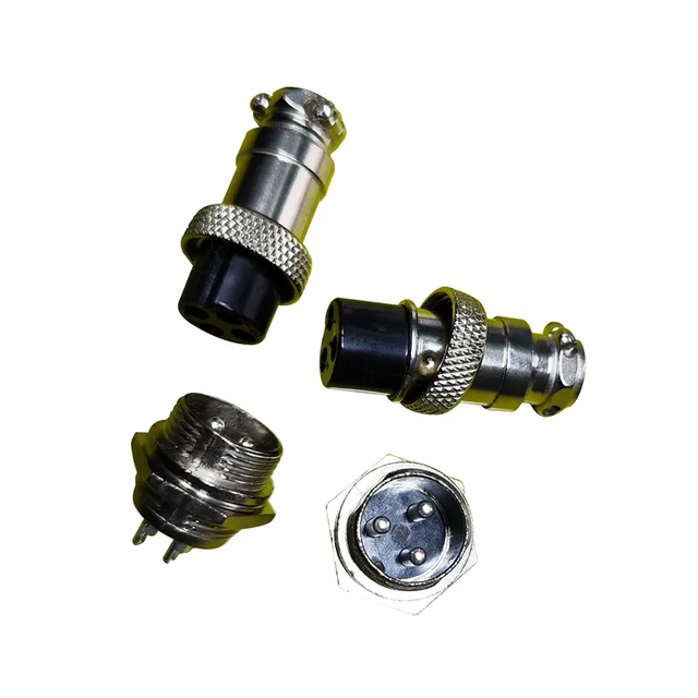 Silver Color GX16 M16 Waterproof Aviation Connector 2/3/4/5/6/7/8/9/10pin Aviation Plug Male Female Waterproof Connector